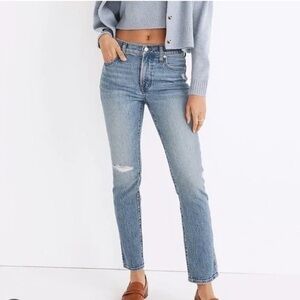 Madewell High Rise Light Blue Jeans